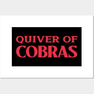 Quiver of Cobras Collective Animal Nouns Posters and Art